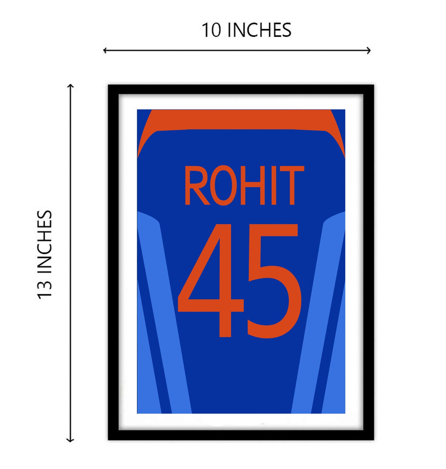 Rohit Sharma Artwork Cricket | Poster | Frame | Canvas