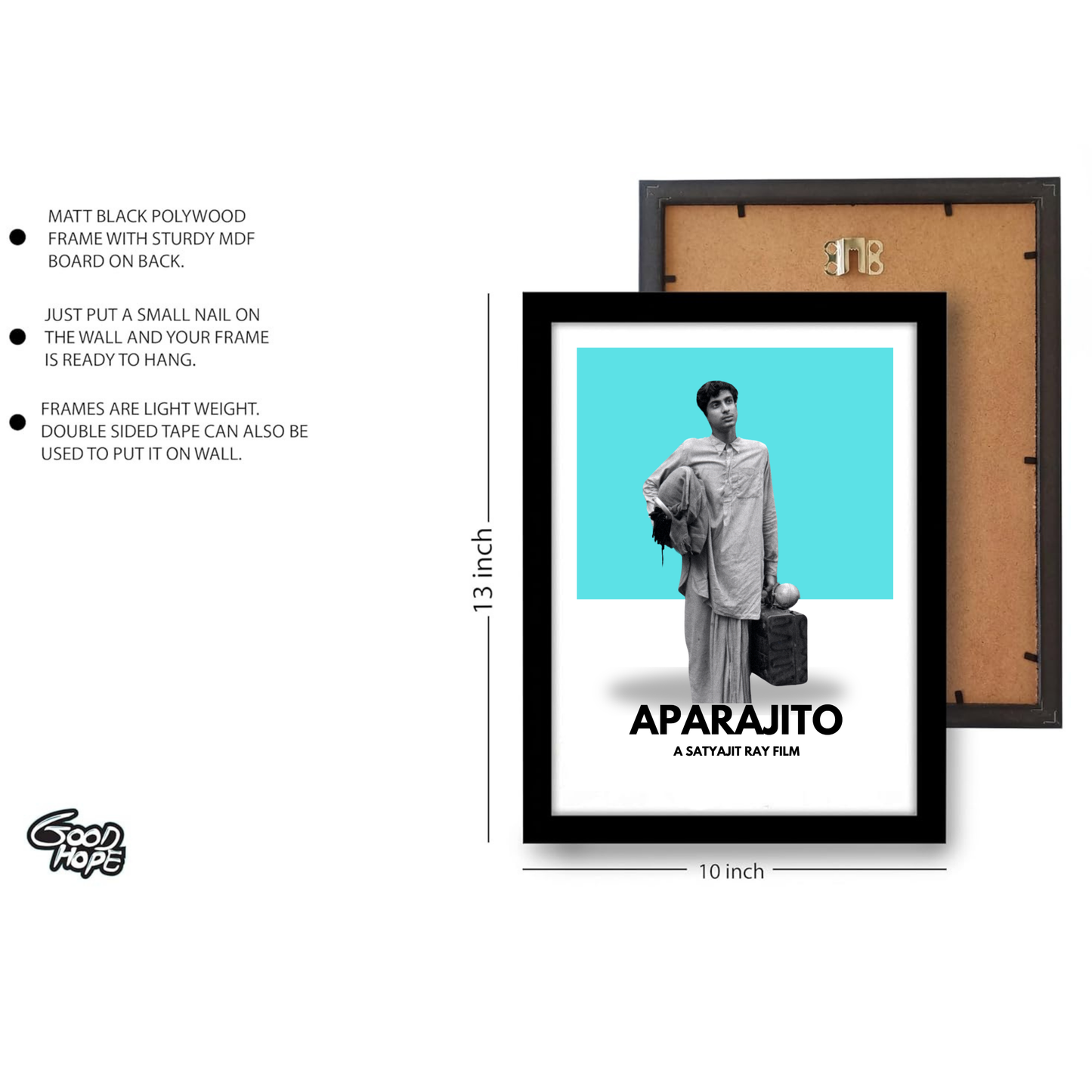 Aparajito Satyajit Roy's Movies Artwork Bollywood | Poster | Frame | Canvas
