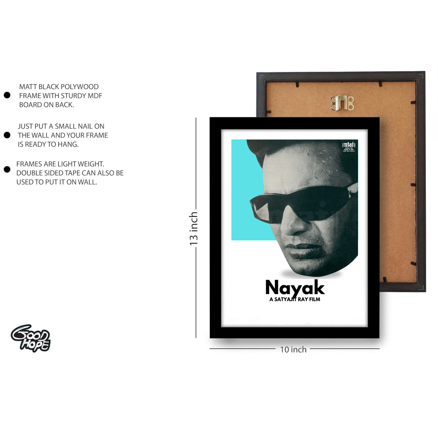Nayak Satyajit Roy's Movies Artwork Bollywood | Poster | Frame | Canvas