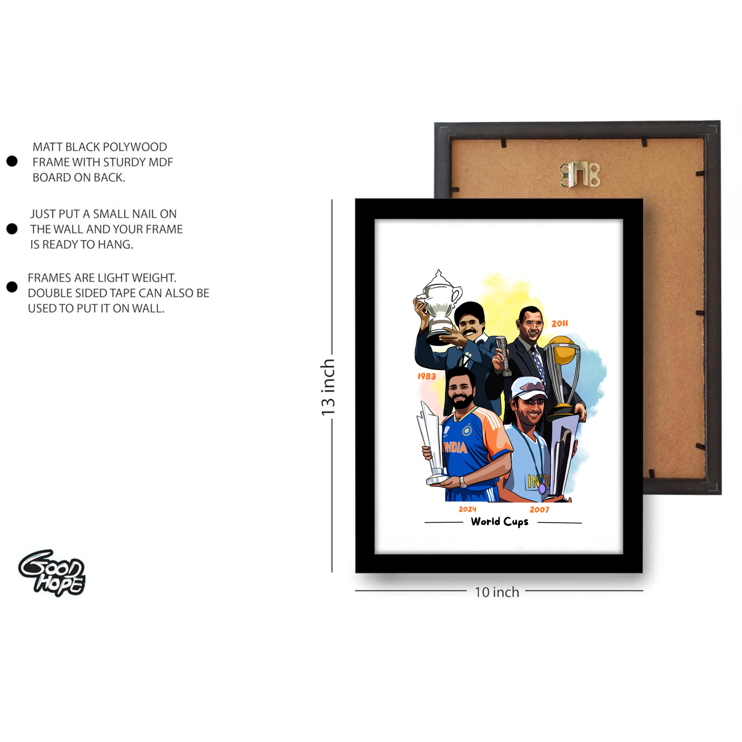 World Cup Champions Trophy Cricket Artwork Cricket| Poster | Frame | Canvas