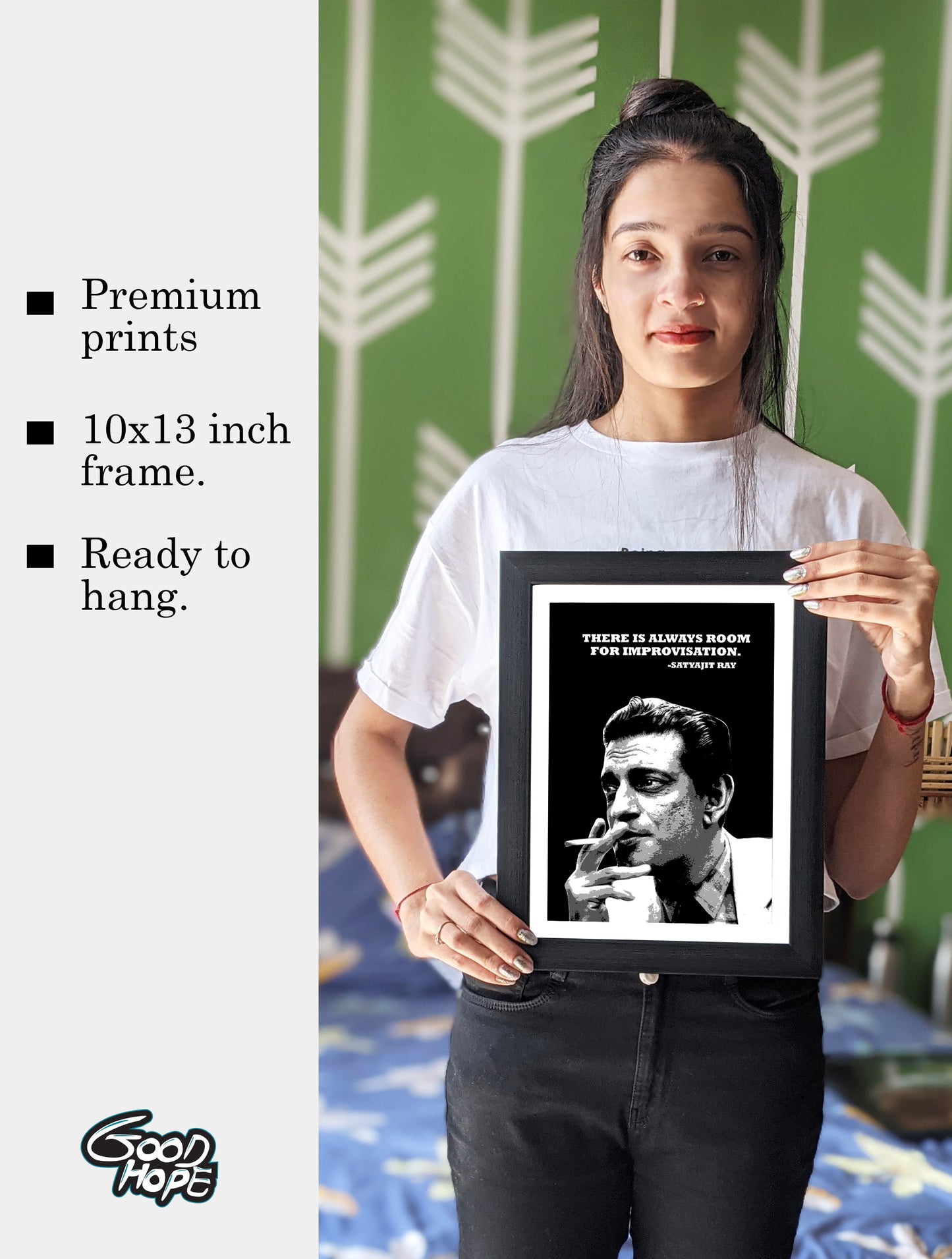 Satyajit Ray Classic Artwork Bollywood | Poster | Frame | Canvas