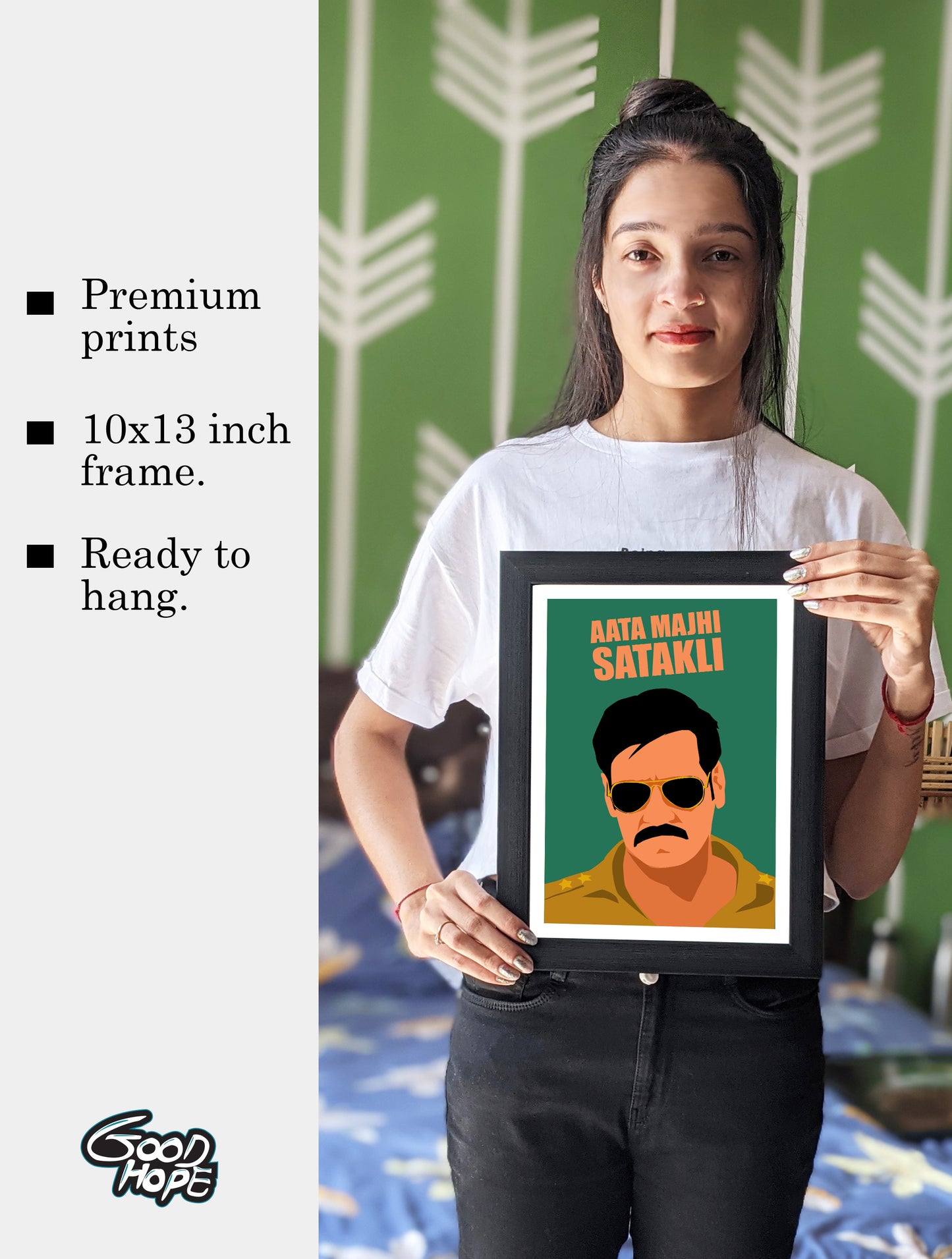 Singham Movie Ajay Devgan Artwork Bollywood | Poster | Frame | Canvas