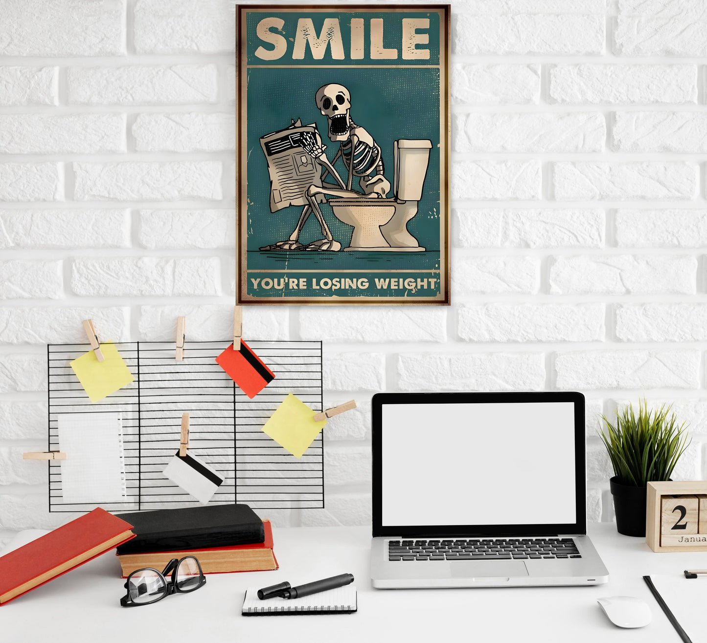 Smile Funny Quote Art work