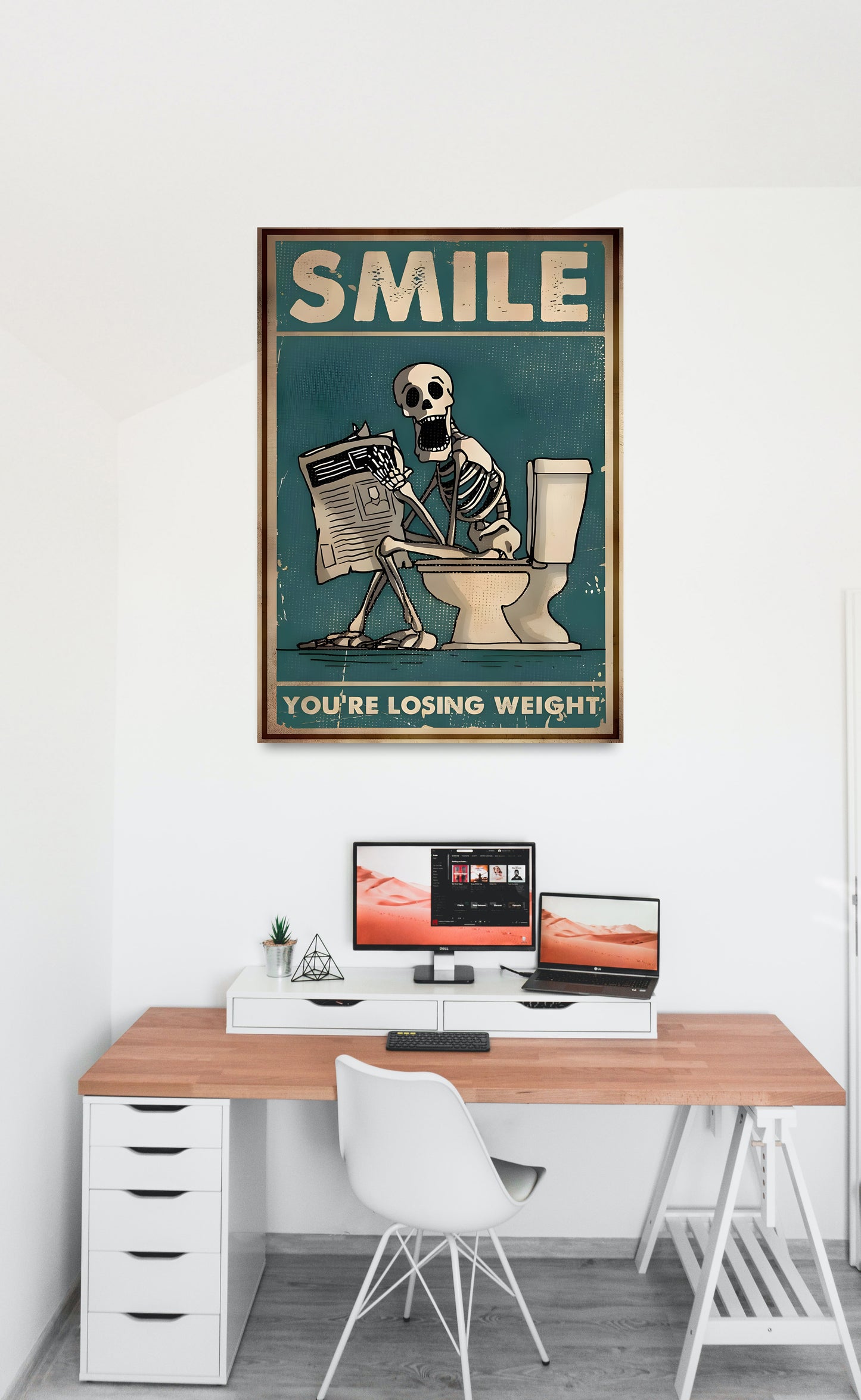 Smile Funny Quote Art work