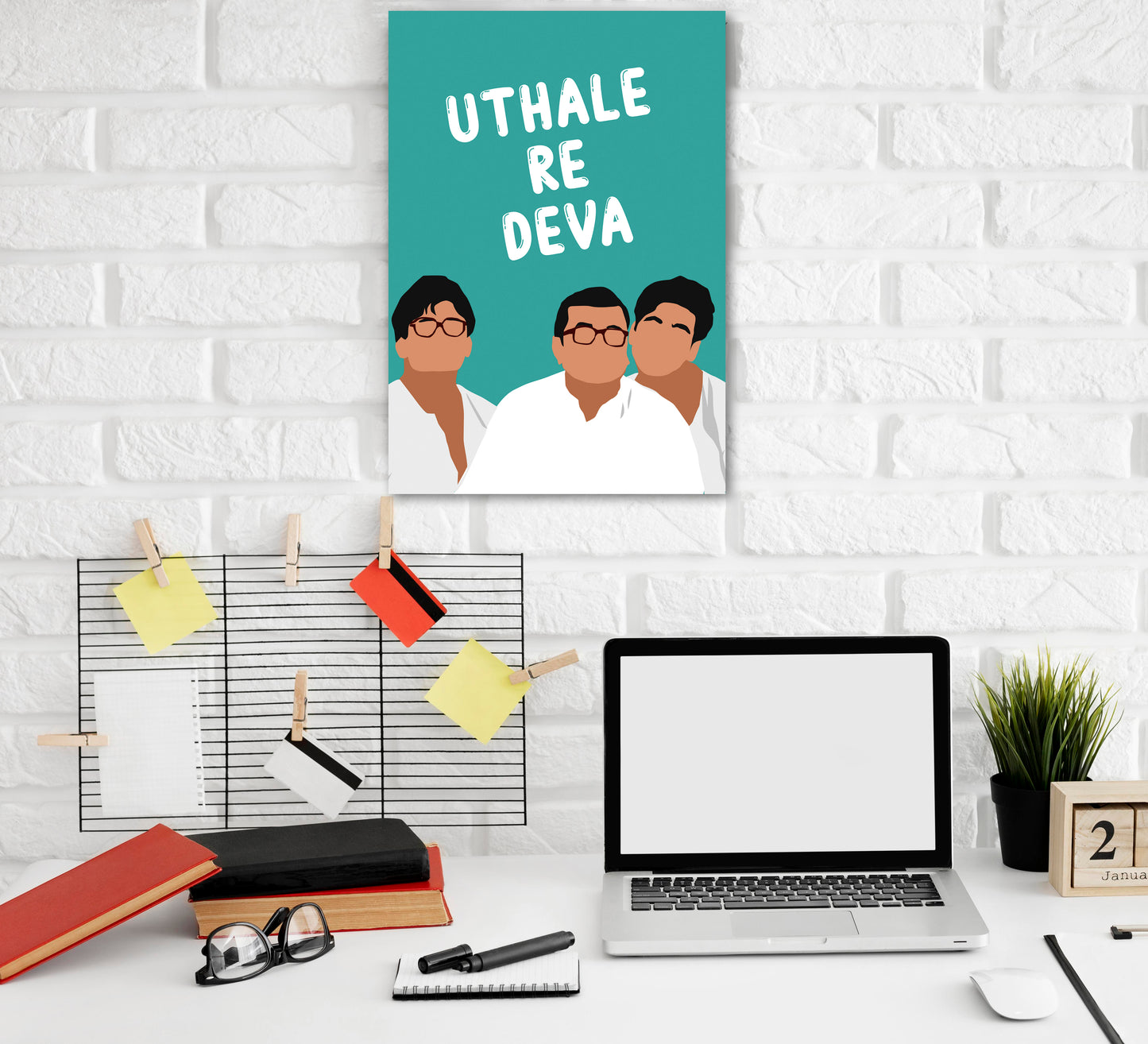 Hera Pheri Movie Paresh Rawal, Akshay, Sunil Shetty Artwork Bollywood | Poster | Frame | Canvas
