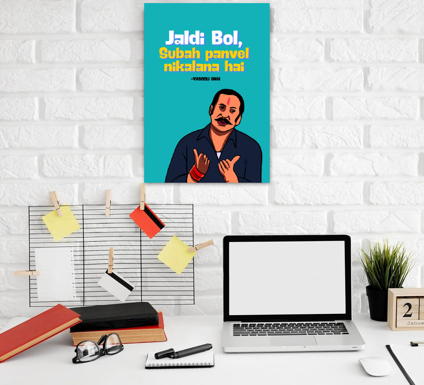 Golmaal Vasooli Bhai Funny Artwork Bollywood | Poster | Frame | Canvas
