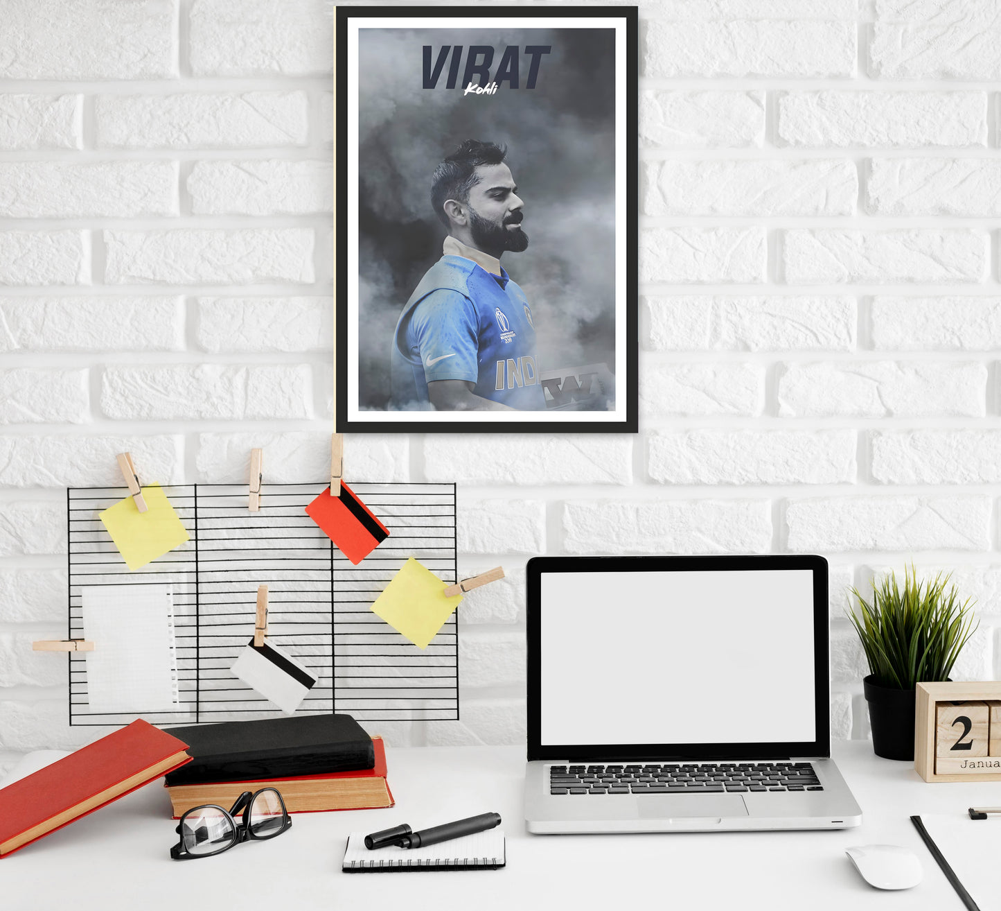 Virat Kohli Artwork Cricket| Poster | Frame | Canvas