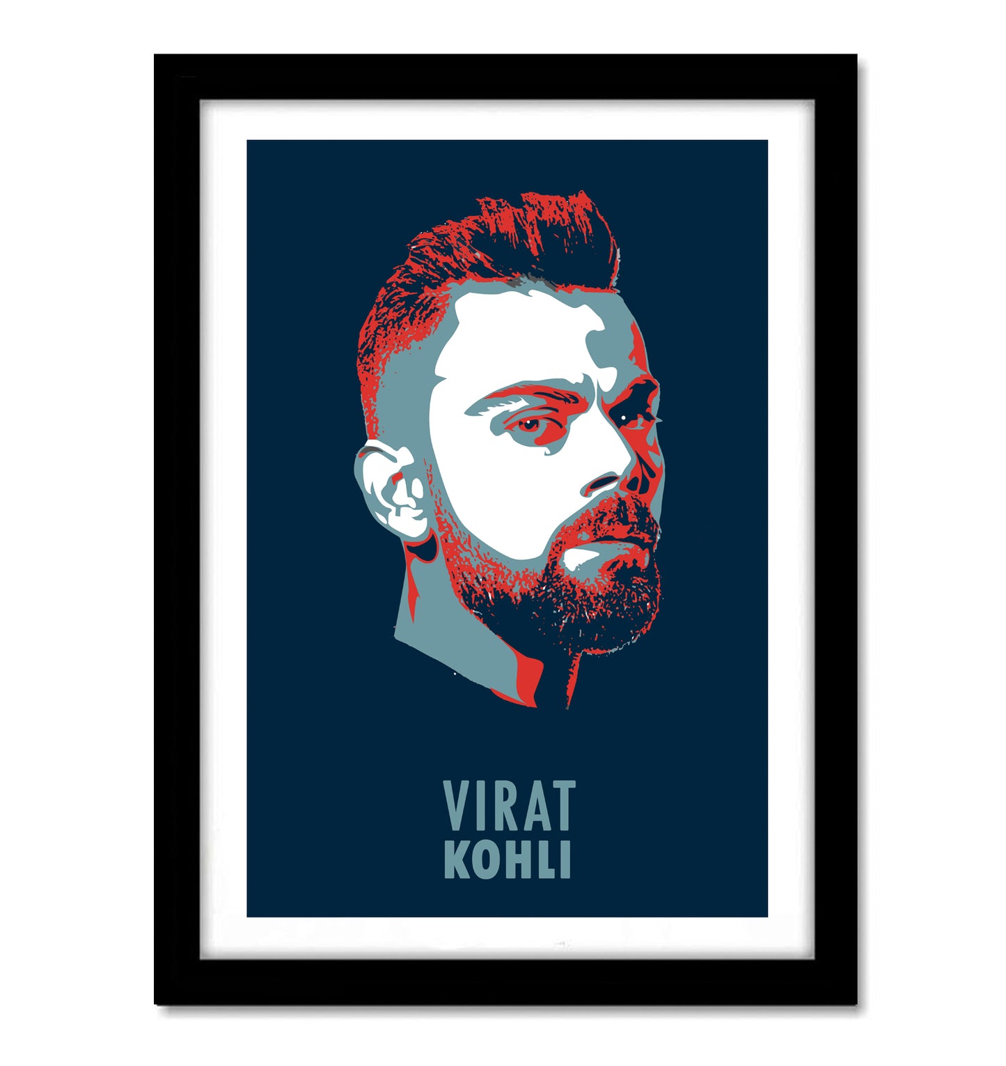 Virat Kohli Artwork Cricket | Poster | Frame | Canvas