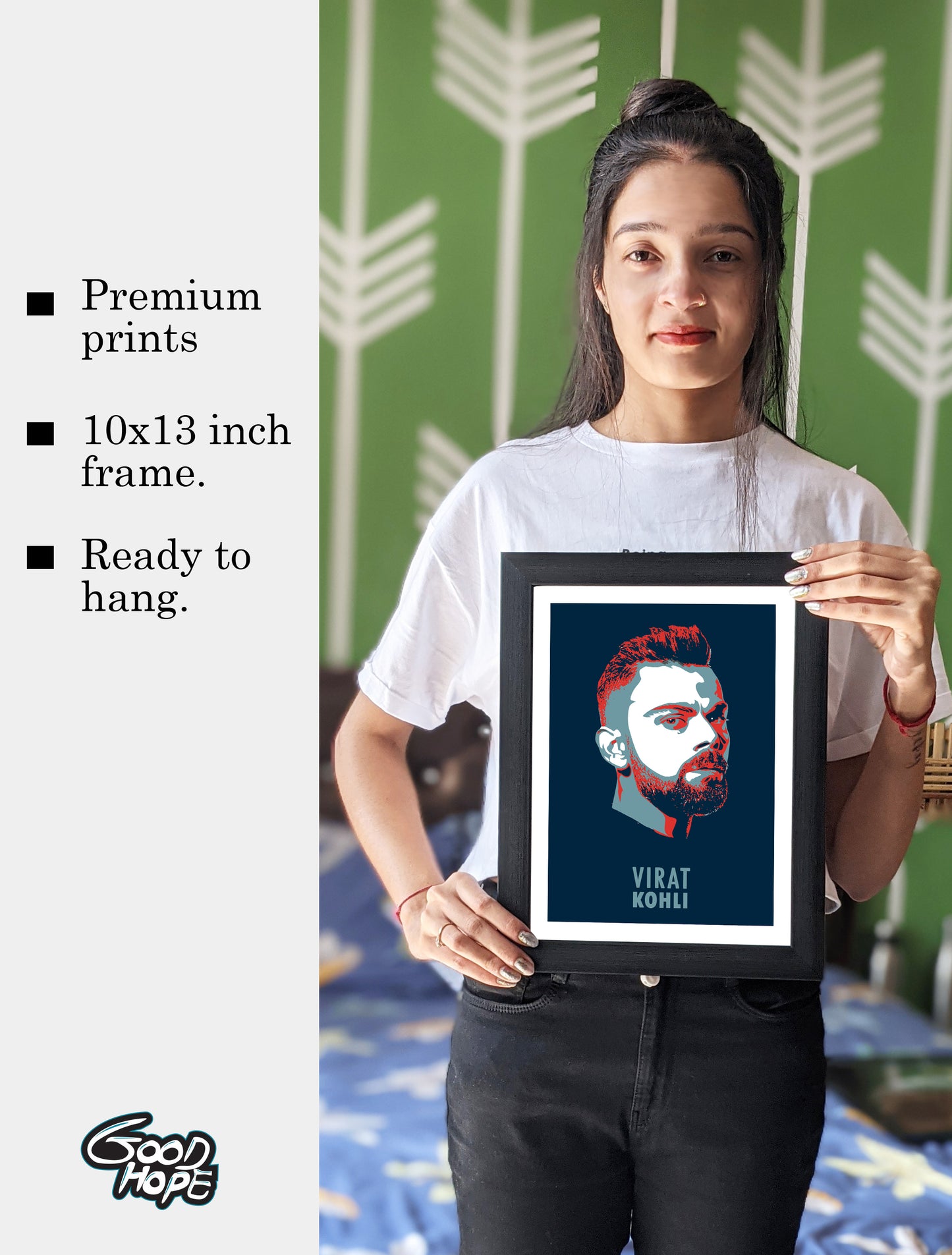 Virat Kohli Artwork Cricket | Poster | Frame | Canvas