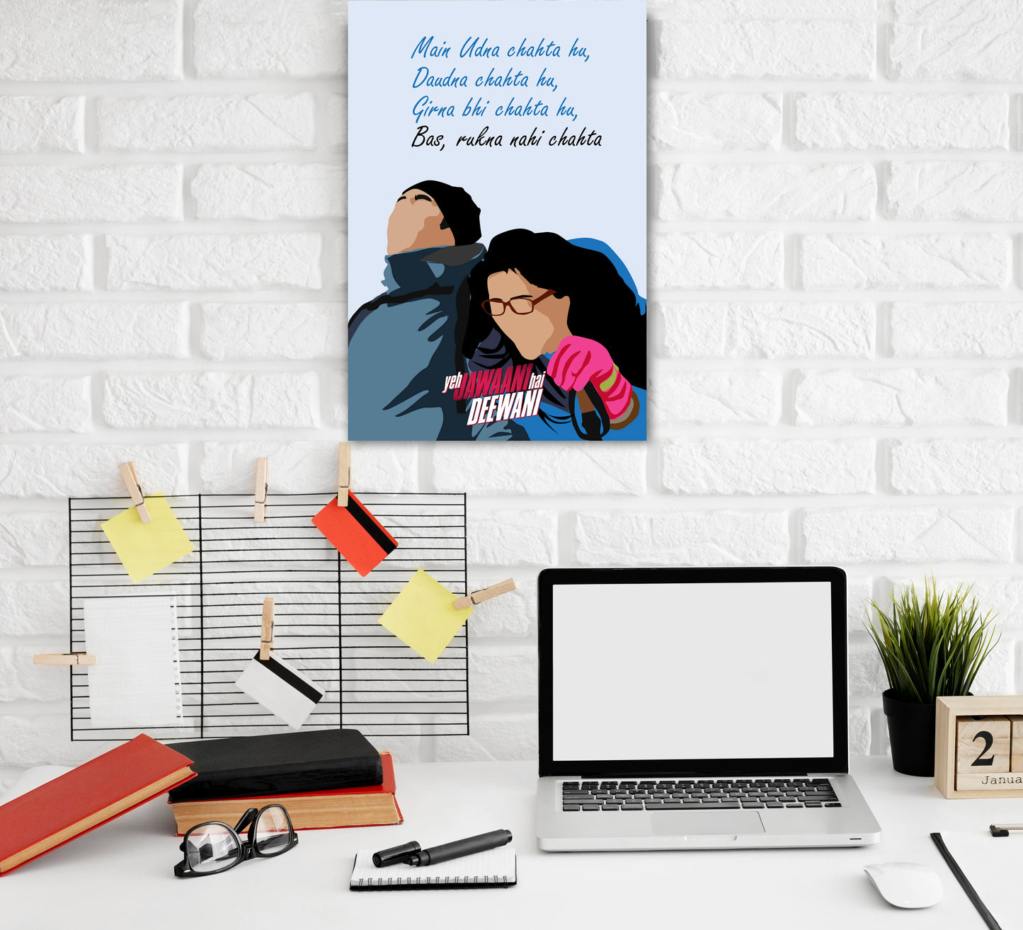 Yeh Jawani Hai Deewani Movie Artwork Bollywood | Poster | Frame | Canvas