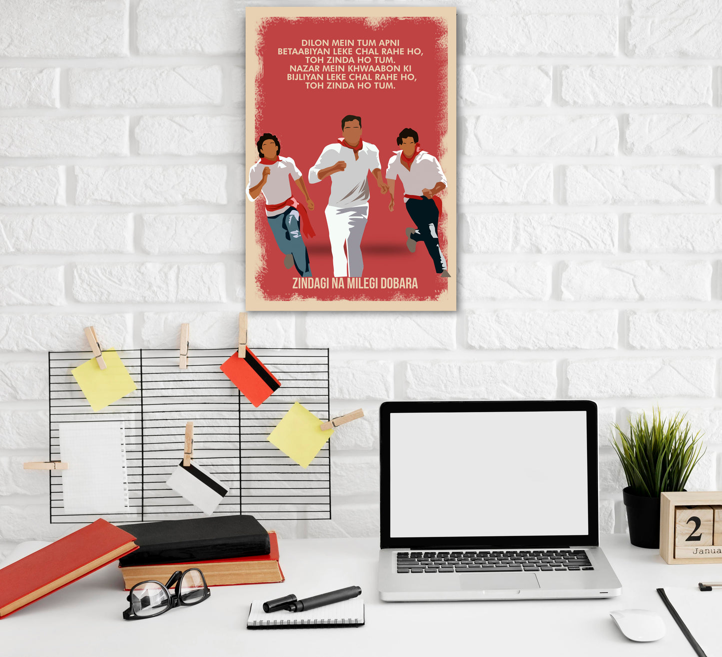 Zindagi Na Milegi Dobara Movie Artwork Bollywood | Poster | Frame | Canvas
