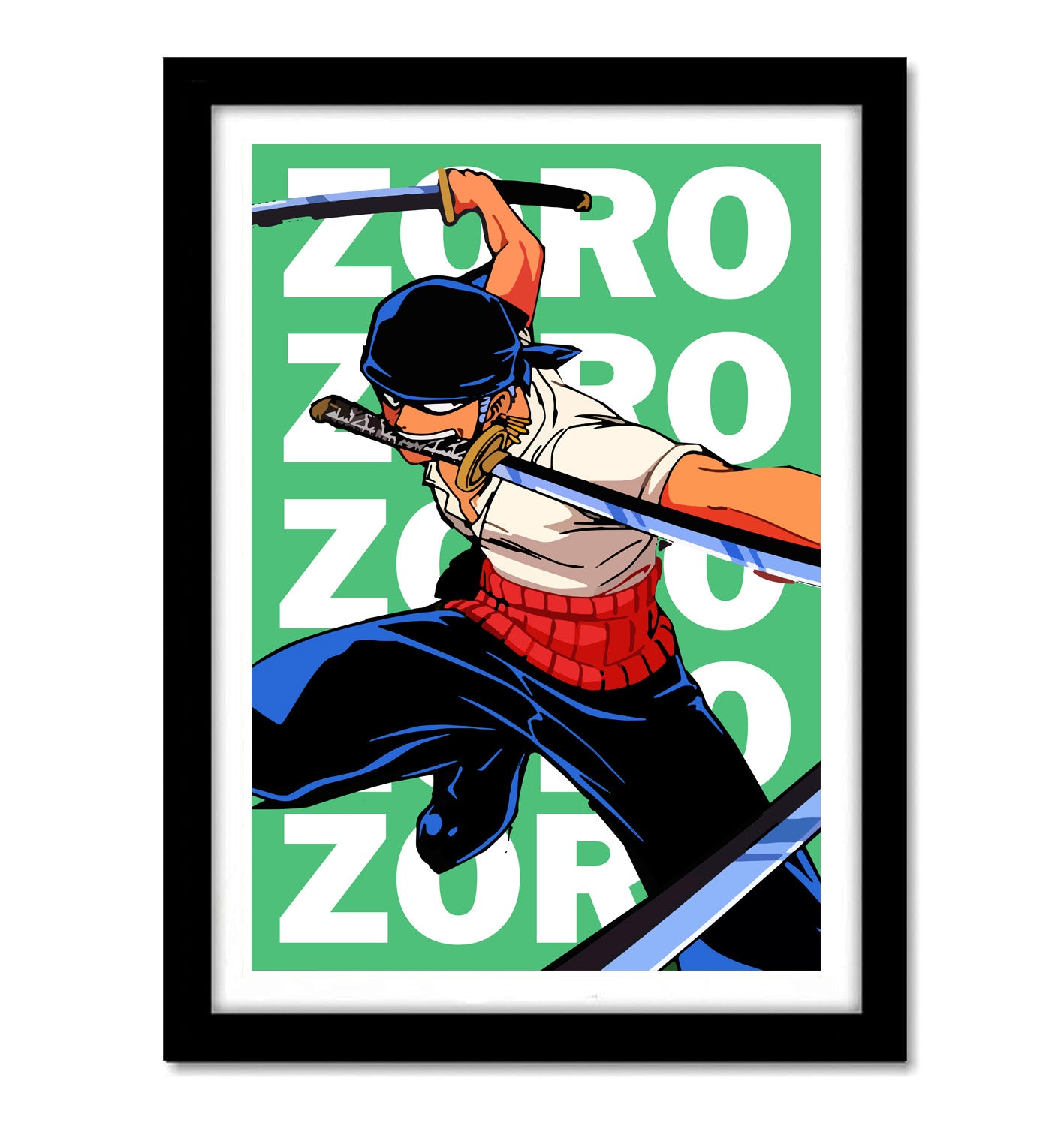 Roronoa Zoro One Piece Anime Art work