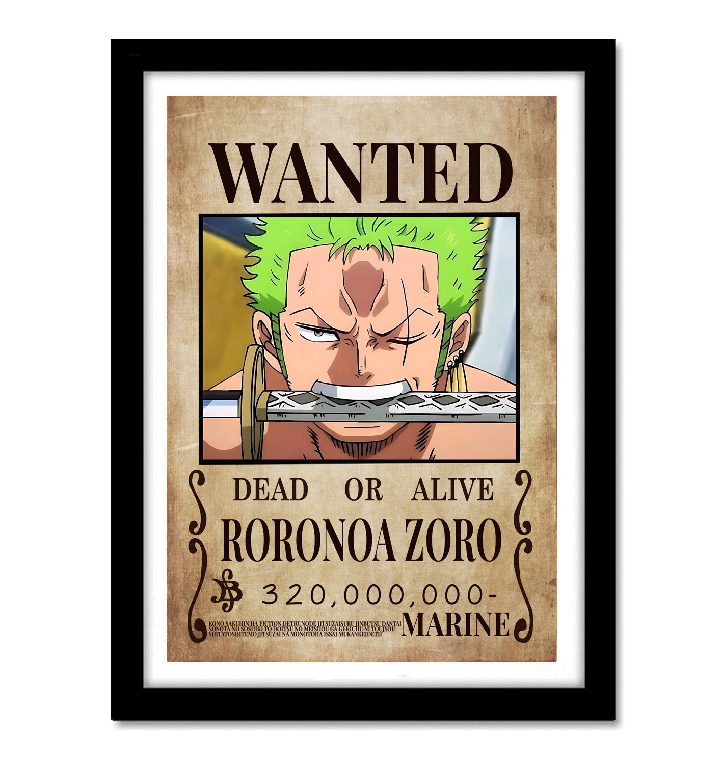 One Piece Roronoa Zoro Art work