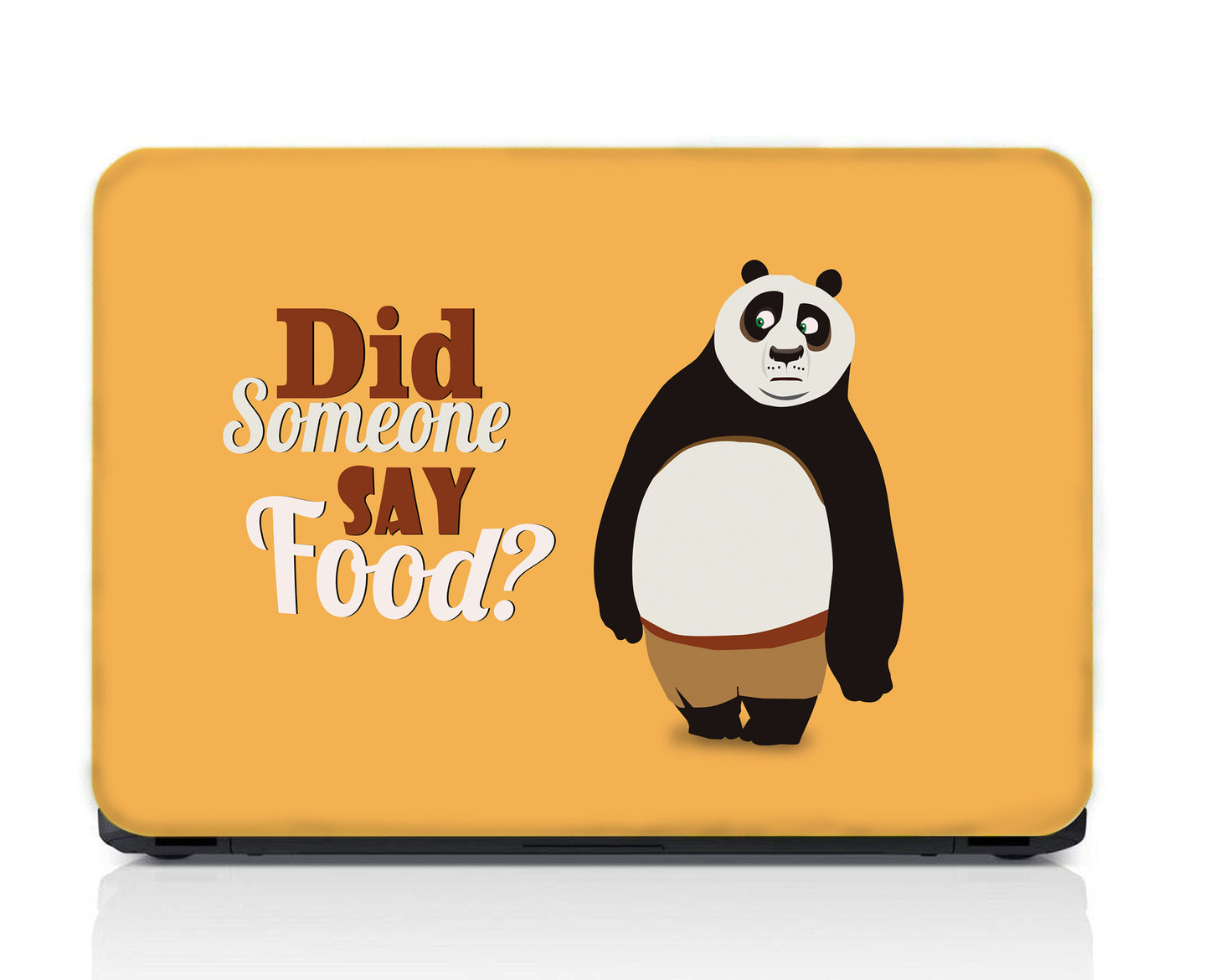 Glossy Matte Finish Minimalist Cool & Funky Colourful Waterproof pop Art Bold TypographyLaptop Skin