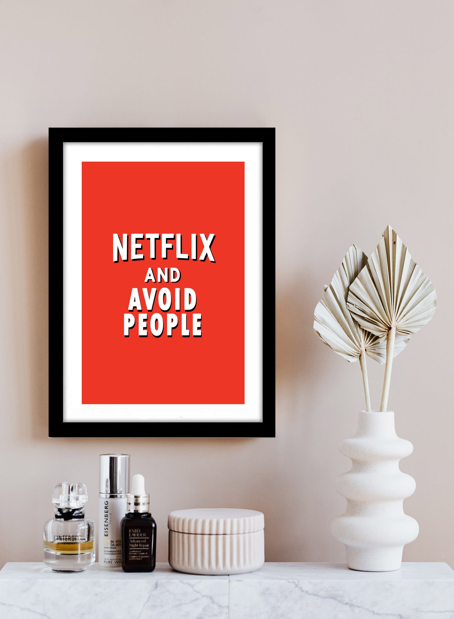 Good Hope Netflix Quote framed Poster Acrylic Glass For Room & Office (10 Inch X 13 Inch, Multicolor)