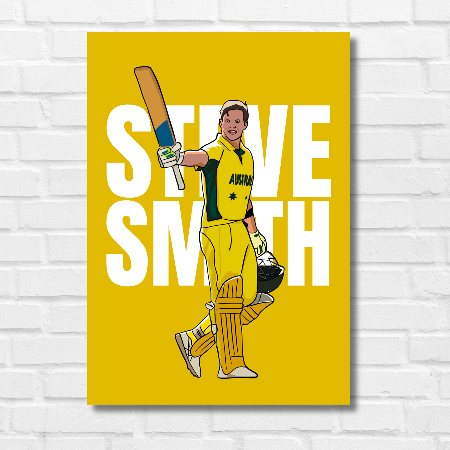 Steve Smith Cricket Player Artwork