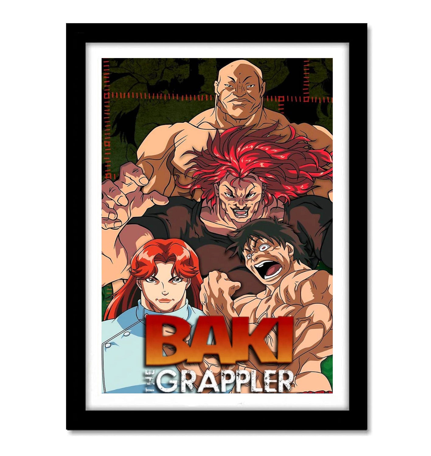 Baki the Grappler Series Art work