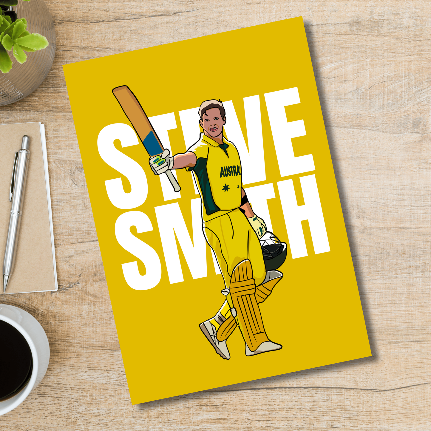 Steve Smith Cricket Player Artwork