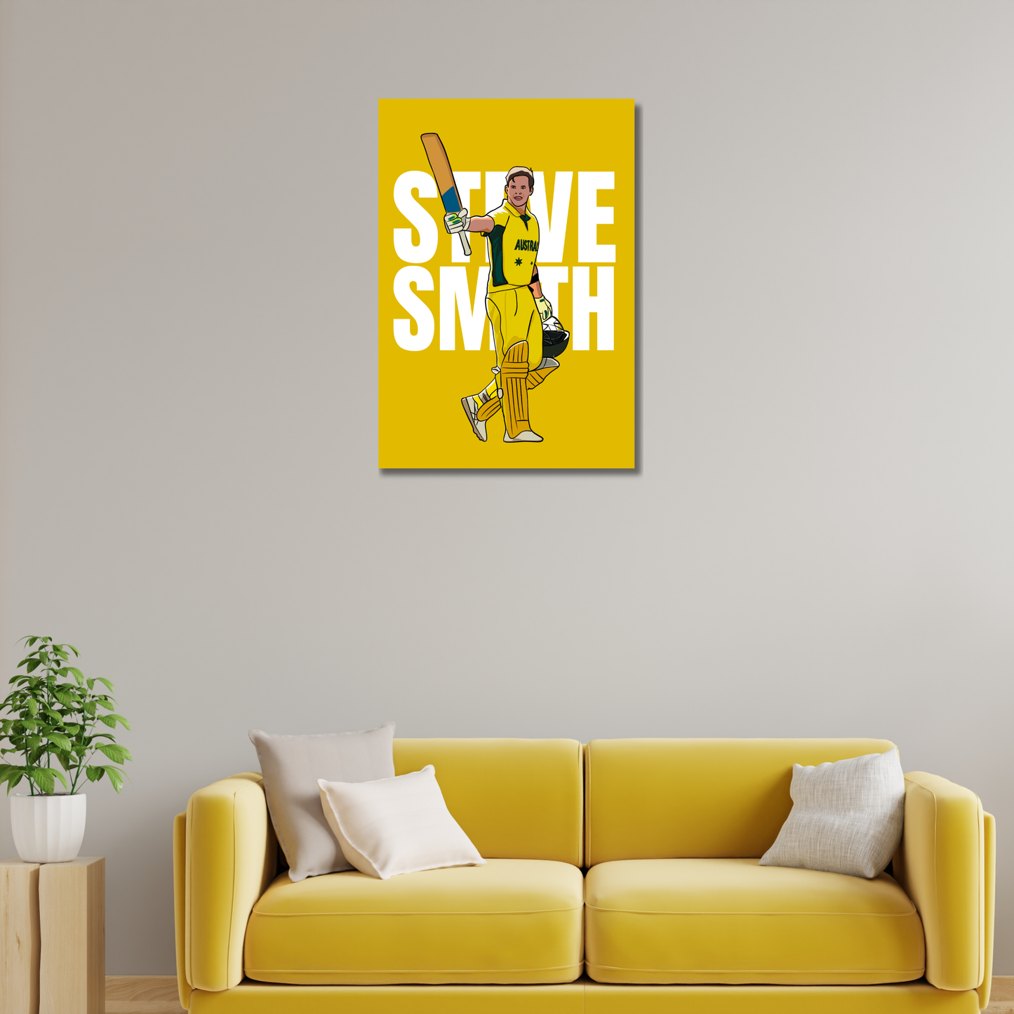 Steve Smith Cricket Player Artwork