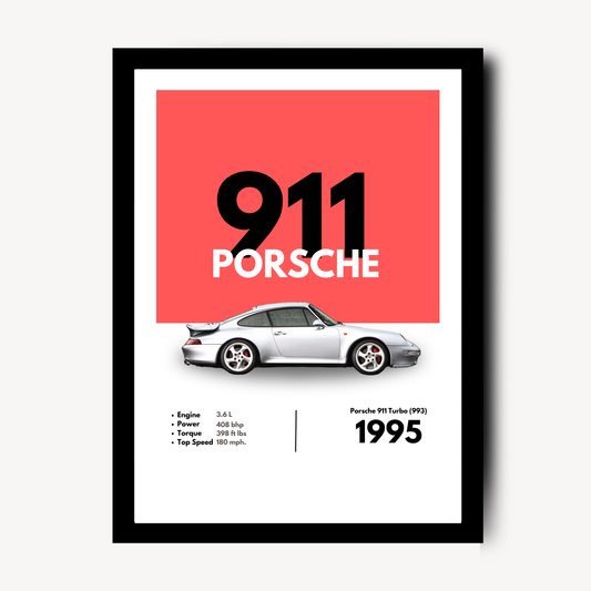 Porsche 911 Supercar Artwork