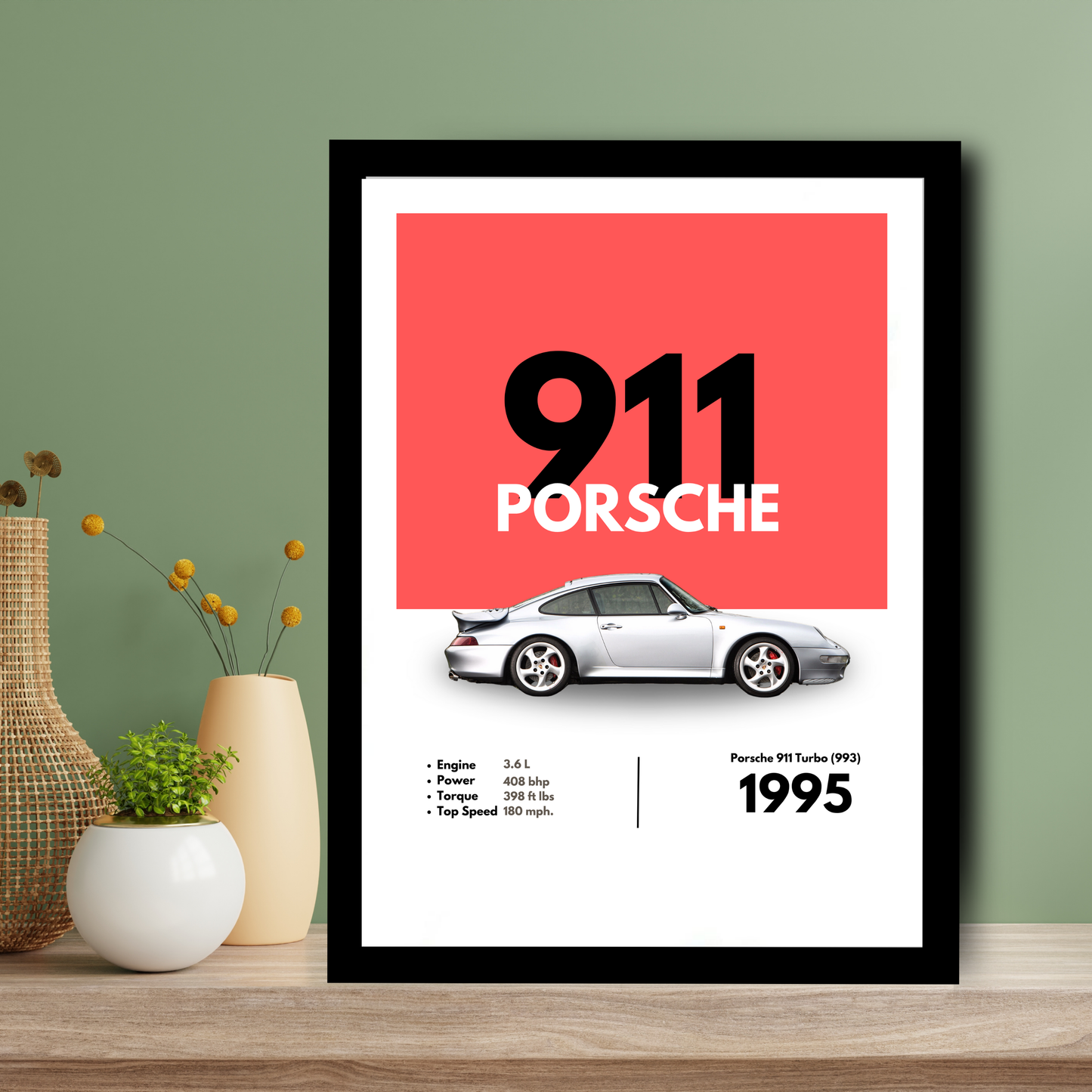 Porsche 911 Supercar Artwork