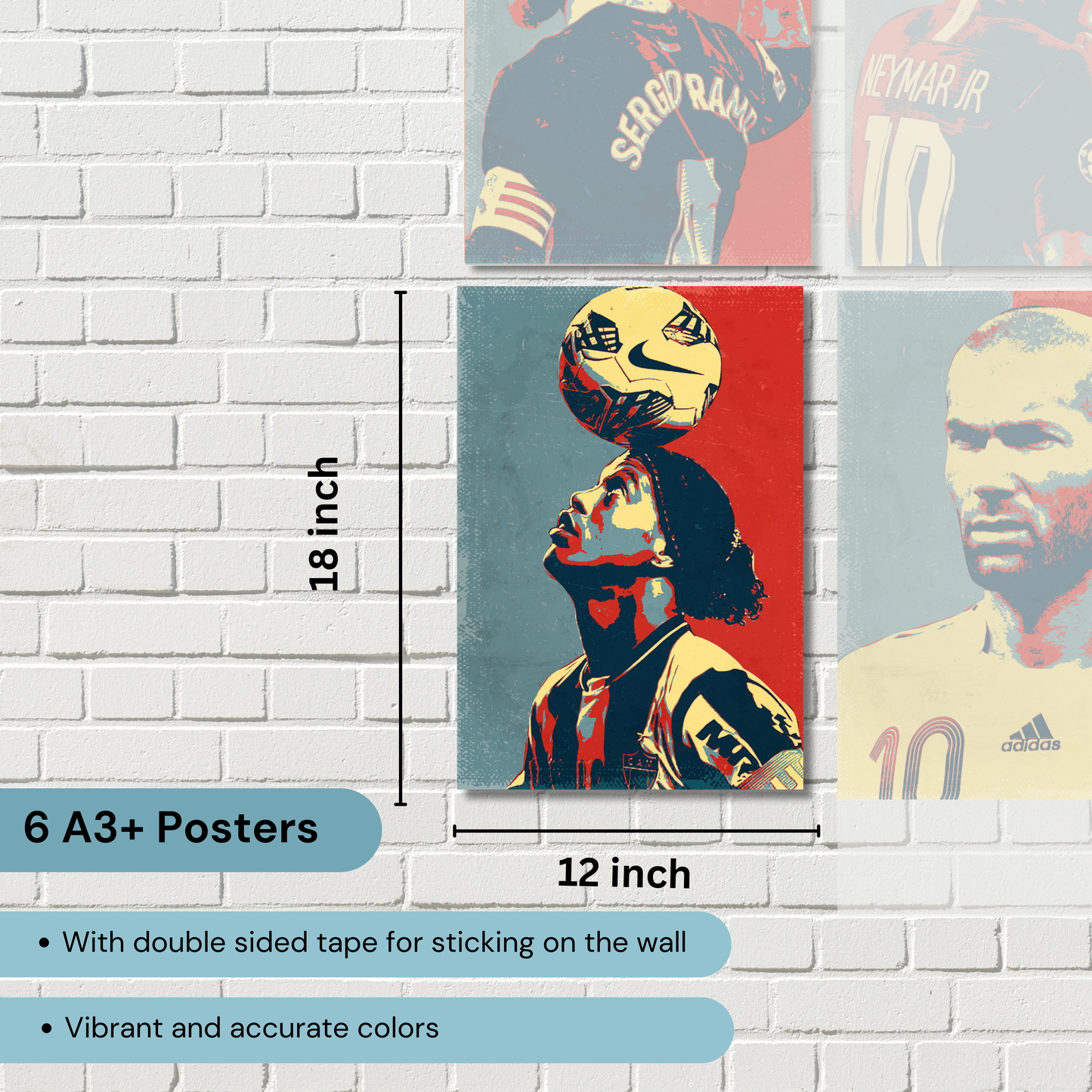 Football Legend's(Set Of 6) Artwork