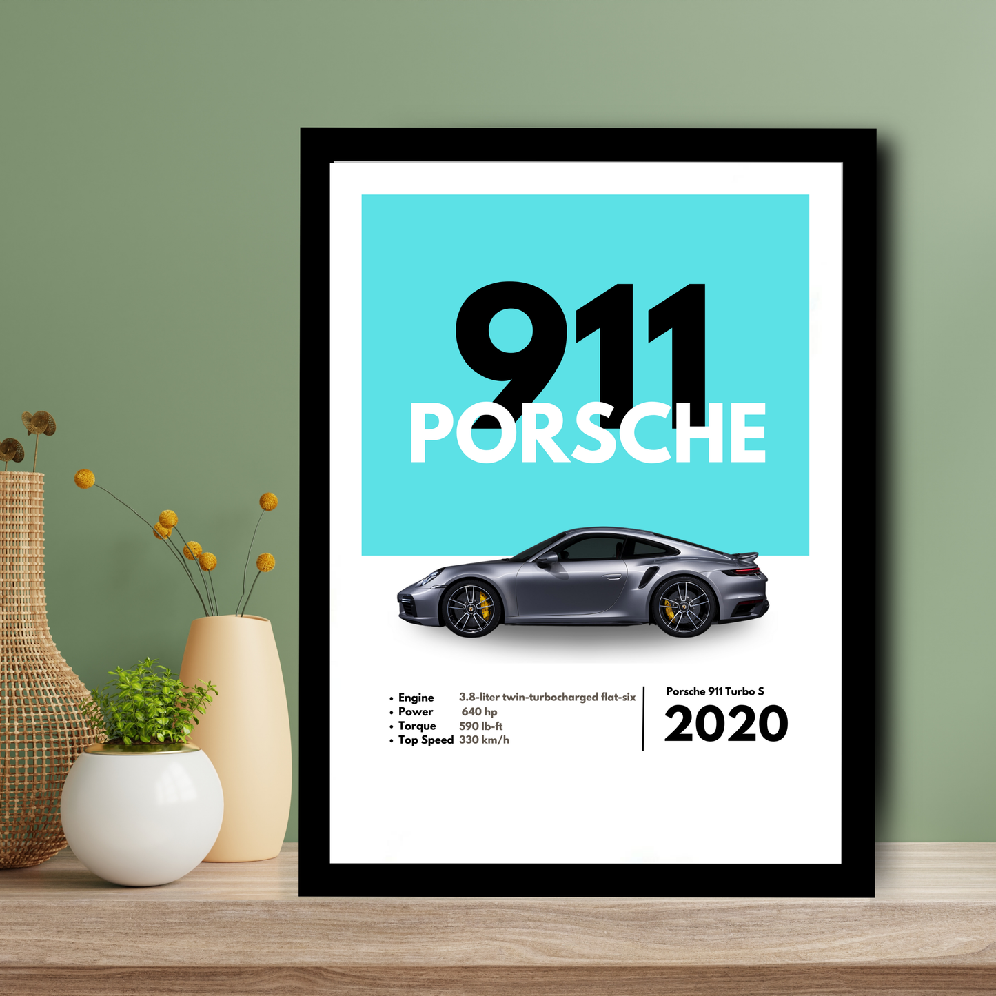 Porsche 911 Supercar Artwork