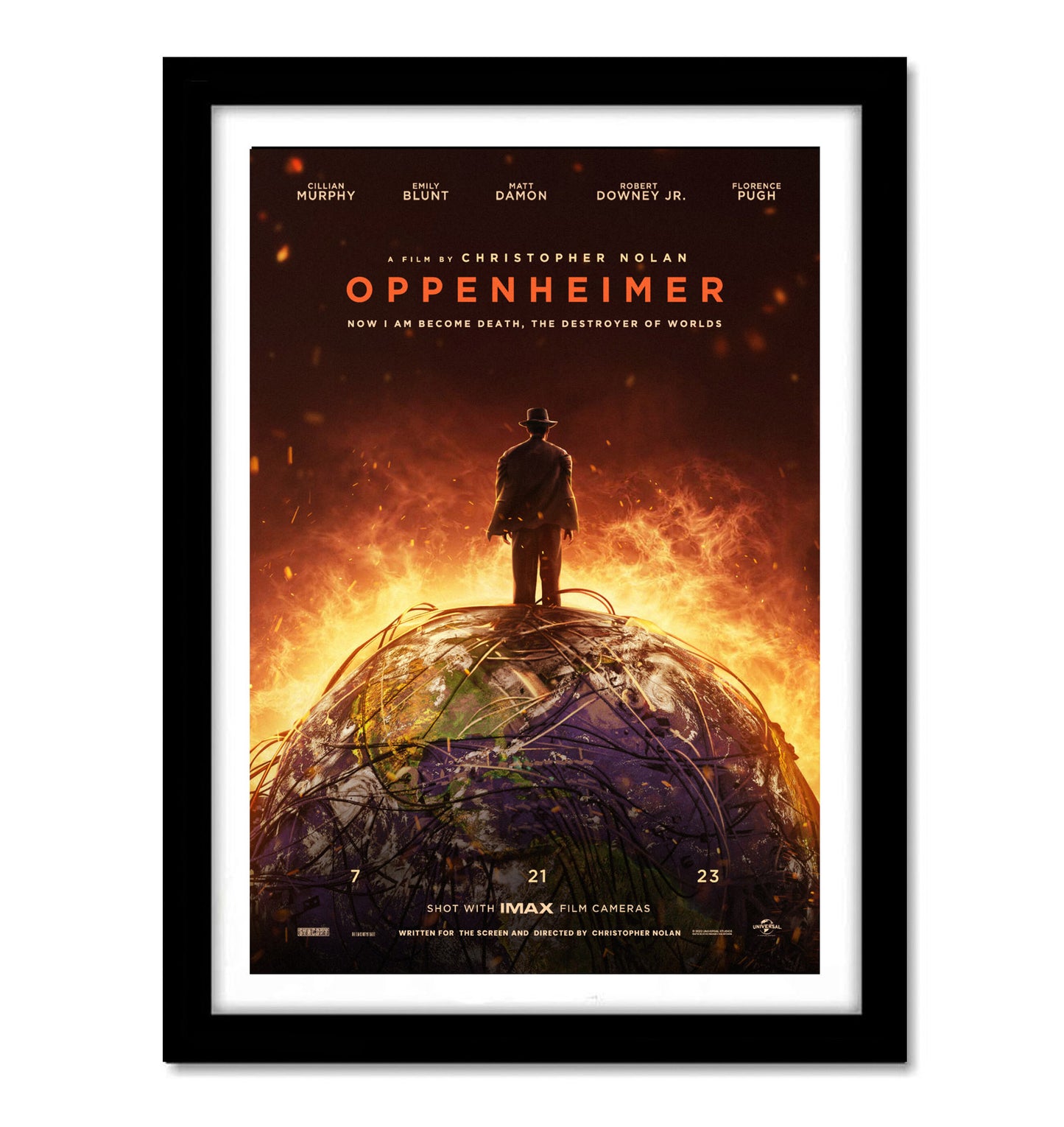 Oppenheimer Oscar Winning Movie Art work