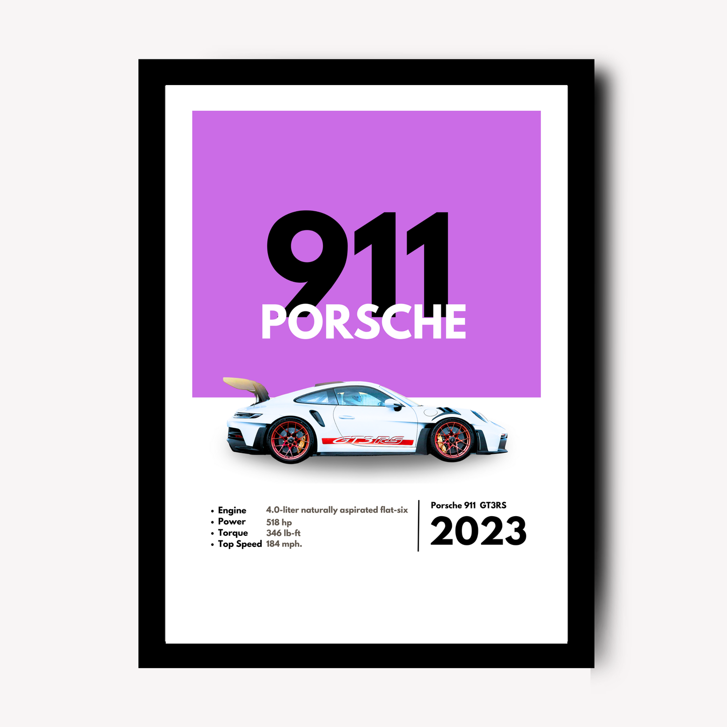 Porsche 911 Supercar Artwork