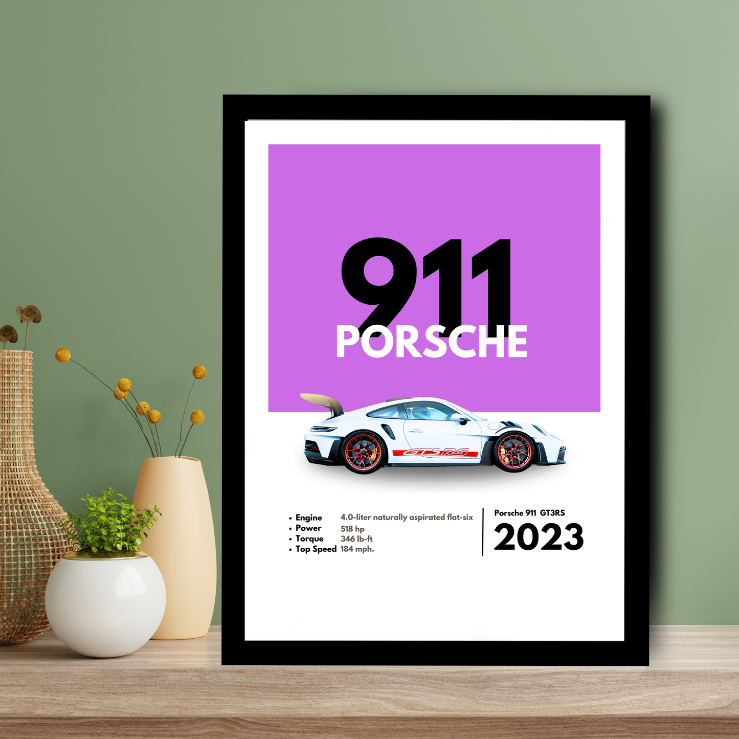 Porsche 911 Supercar Artwork