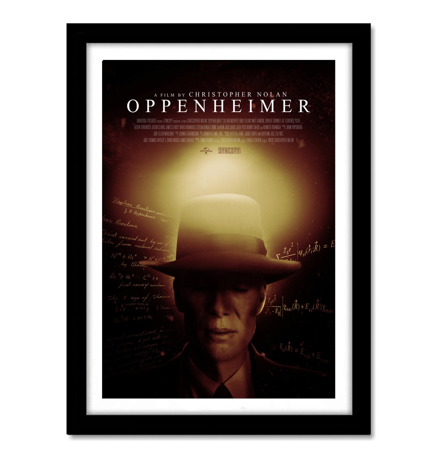 Oppenheimer Oscar Winning Movie Artwork