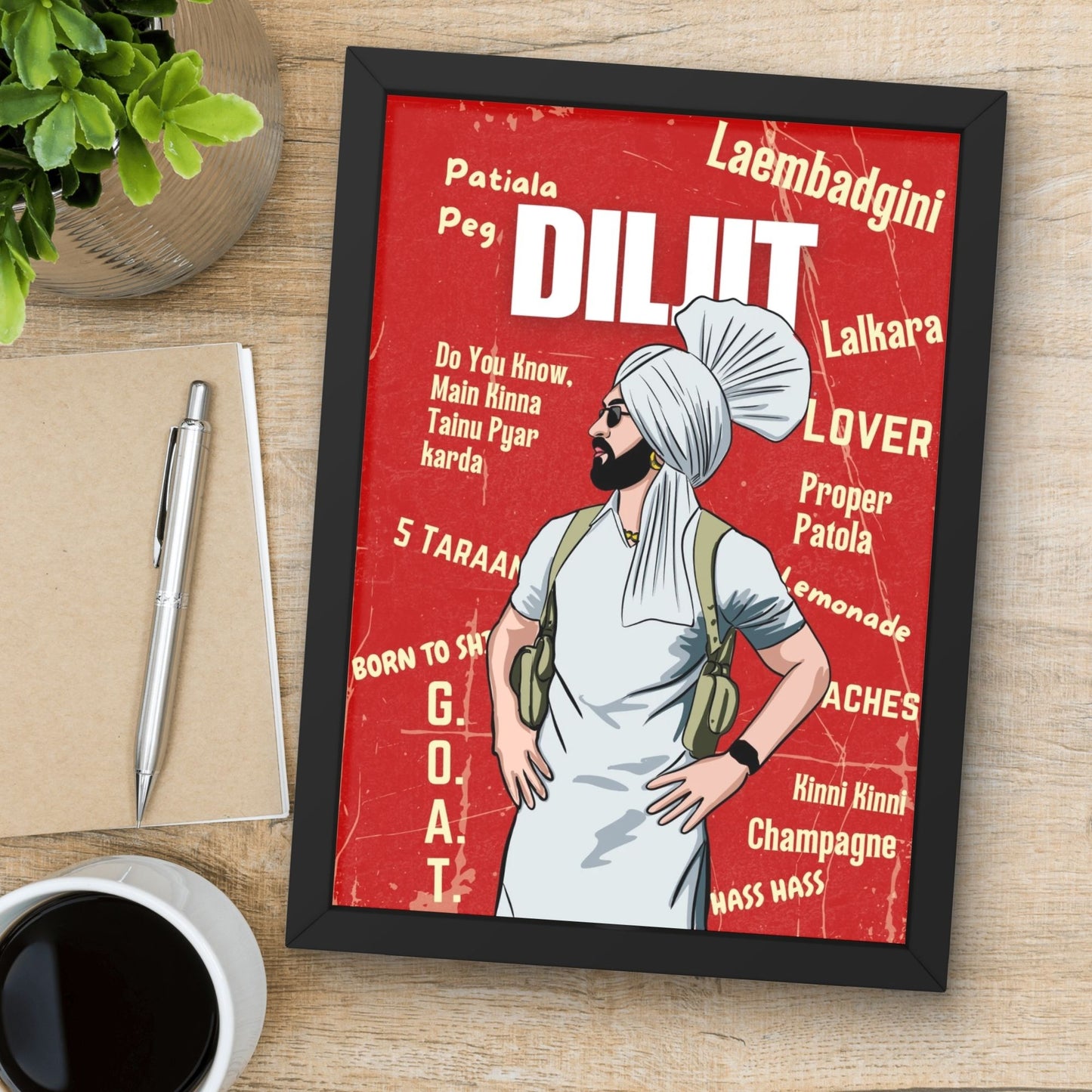 Diljit Dosanjh Art work