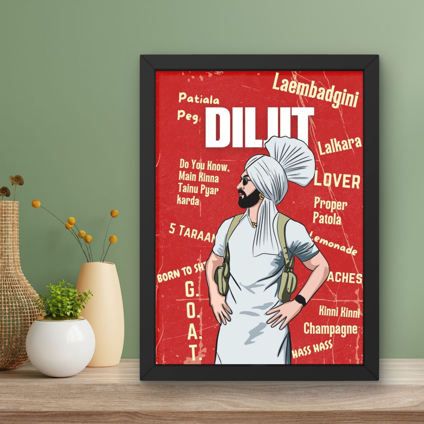 Diljit Dosanjh Art work