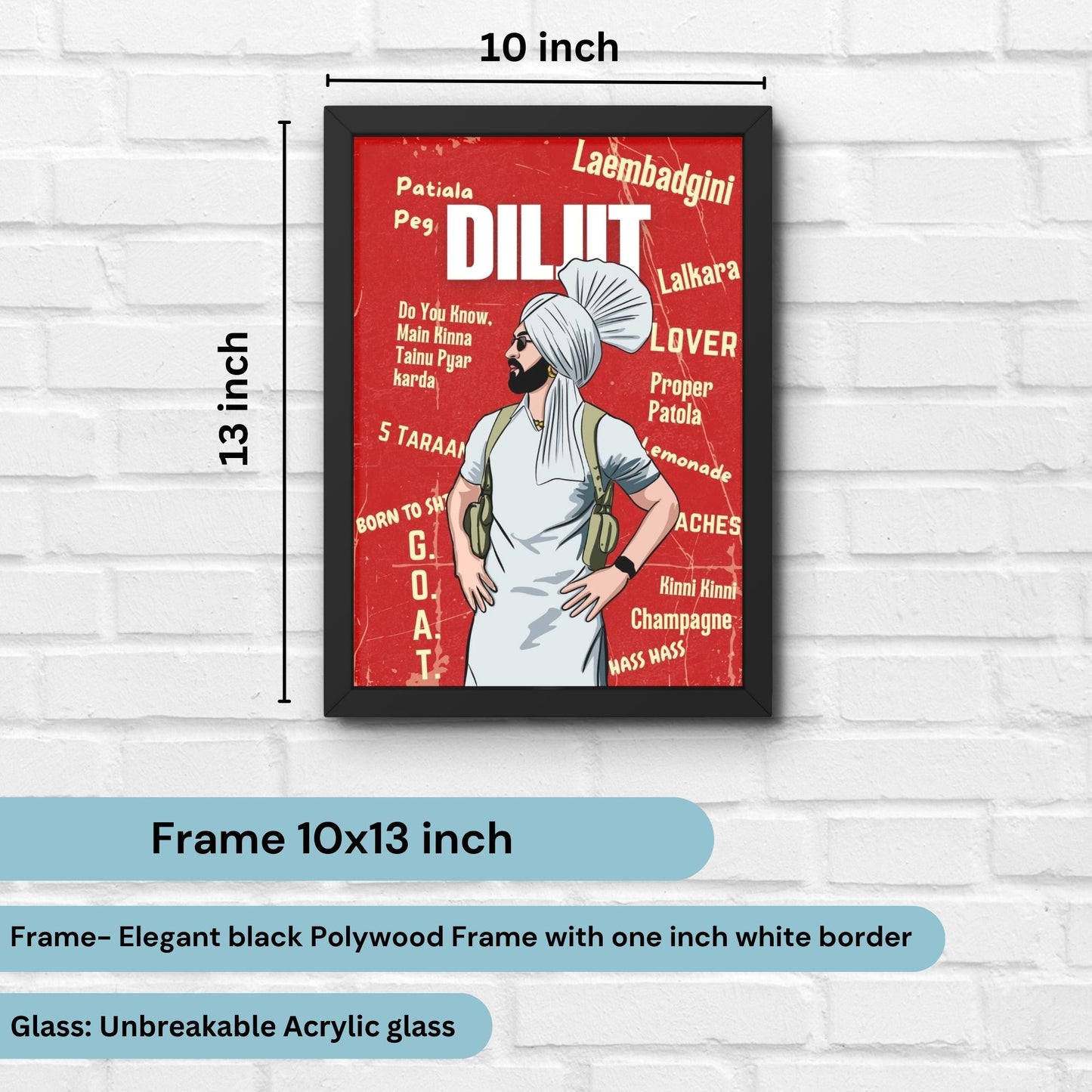 Diljit Dosanjh Art work