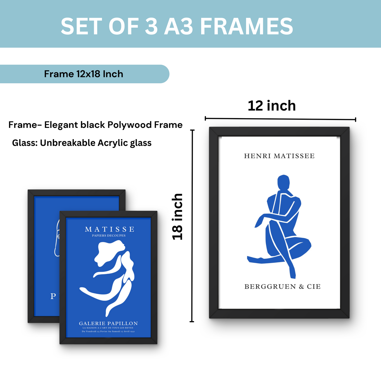 Good Hope Henri Matisse, Piccasso Wall Art Prints Set of 6