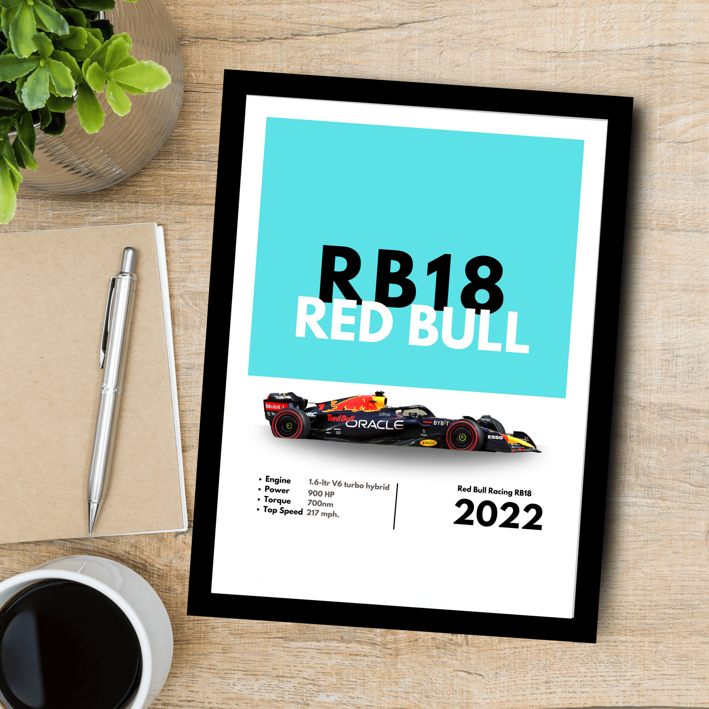 Red Bull RB18 F1 Supercar Artwork