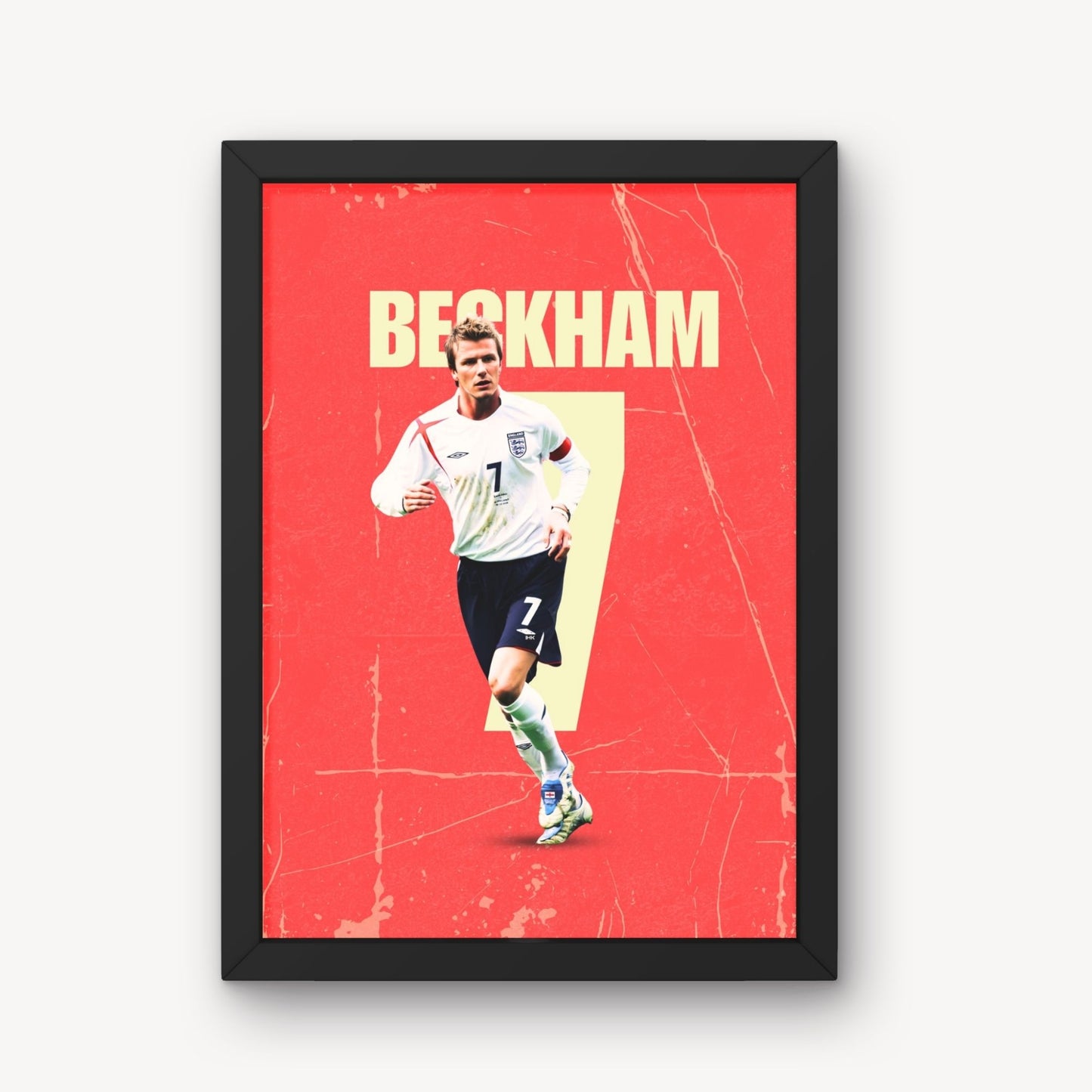 Beckham Football Player Art