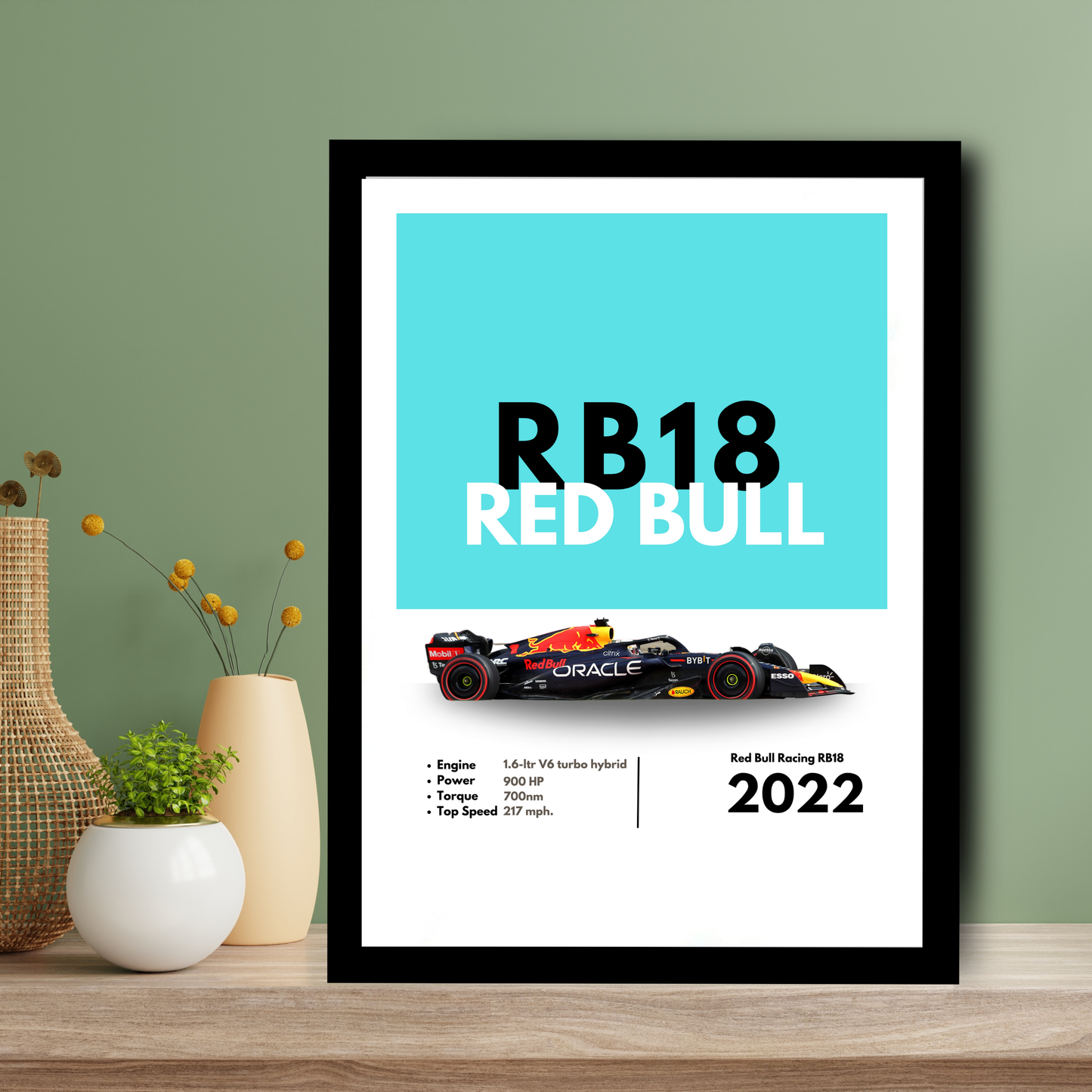 Red Bull RB18 F1 Supercar Artwork