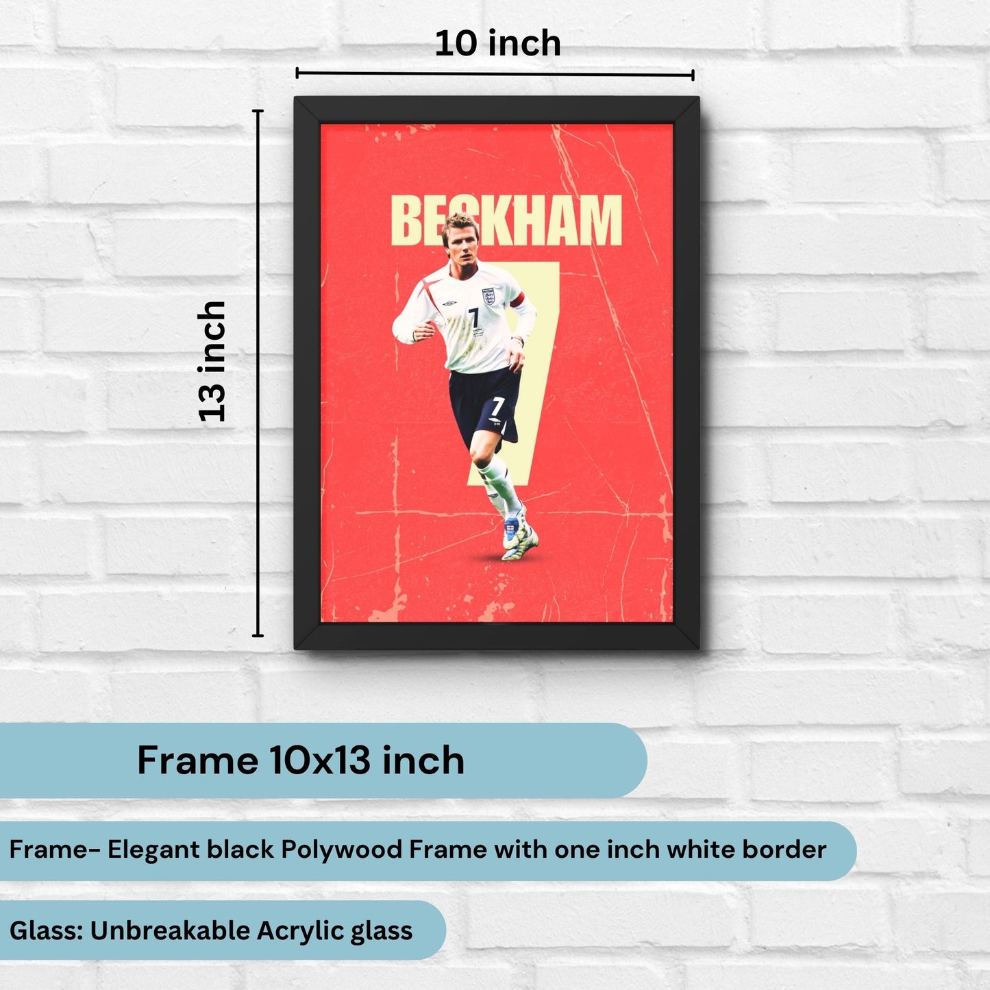 Beckham Football Player Art