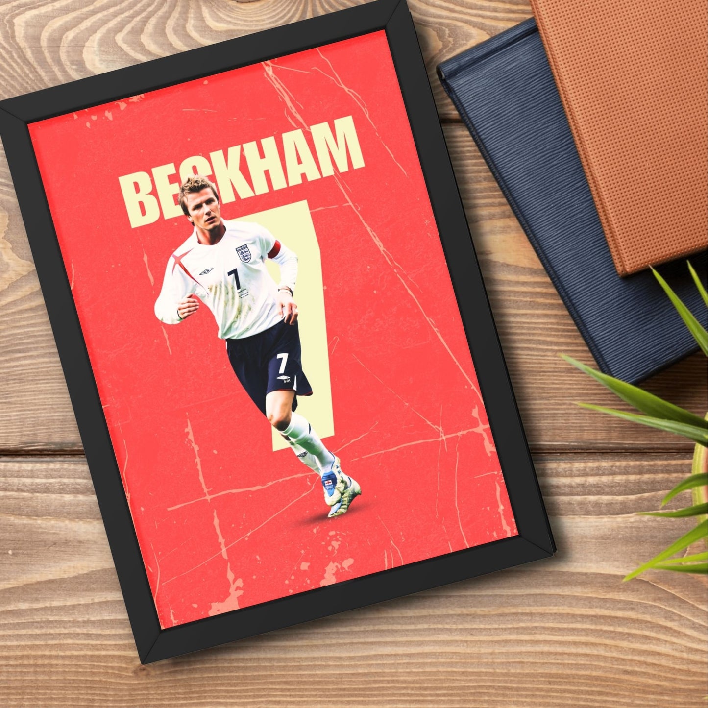 Beckham Football Player Art