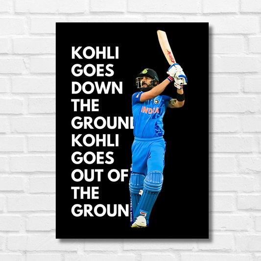 Virat Kohli Cricket Player Artwork