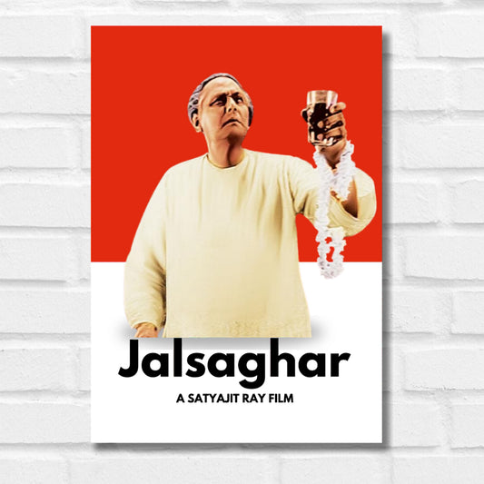 Jalsaghar Satyajit Roy's Movies Artwork Bollywood | Poster | Frame | Canvas