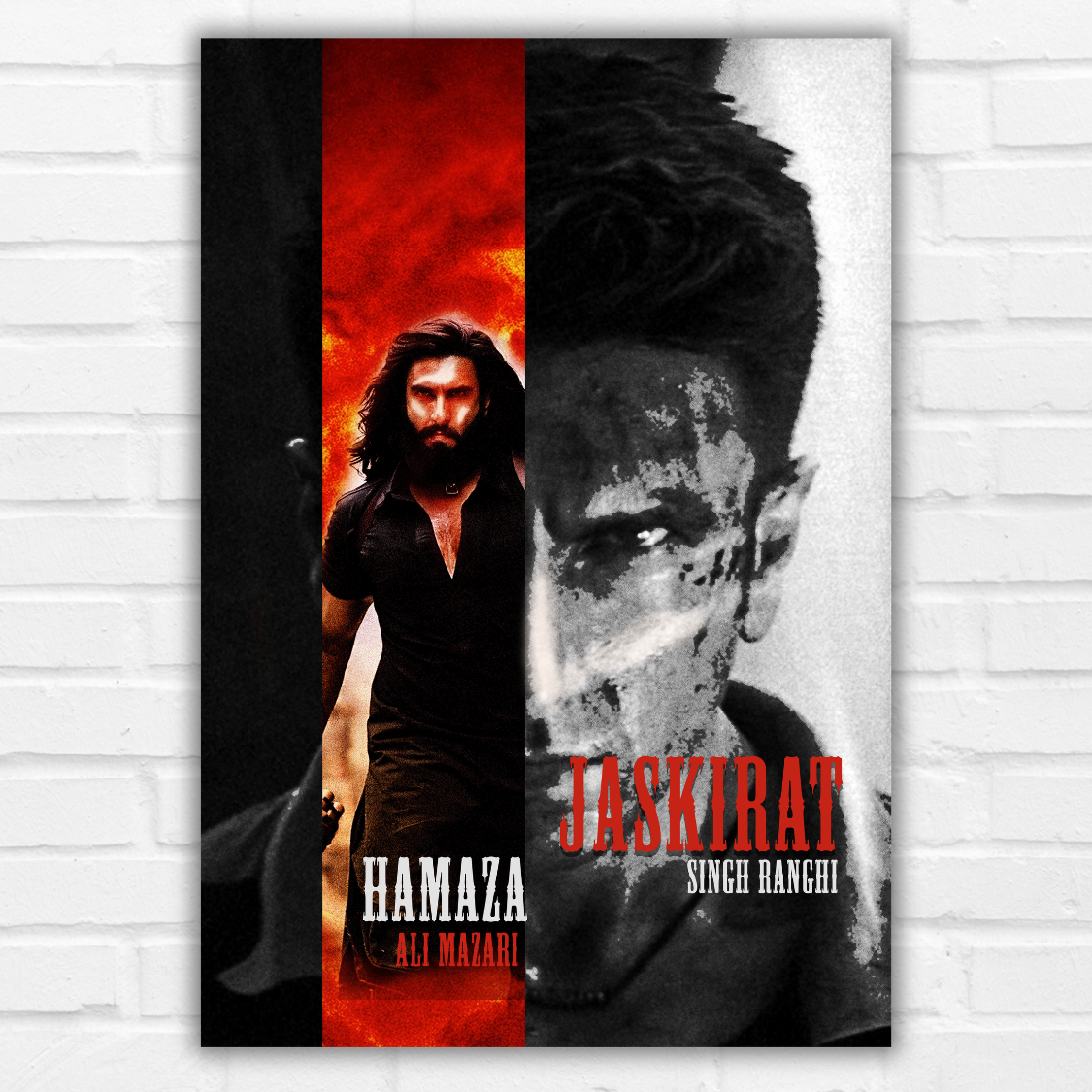 Dhurandhar Movie Quote Movie Frame Poster Movie Quote Wall Art Decor Photo Frames Poster Canvas For Bedroom Living Room Decoration Home Office wall Poster Gift