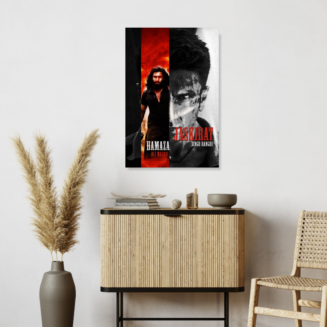 Dhurandhar Movie Quote Movie Frame Poster Movie Quote Wall Art Decor Photo Frames Poster Canvas For Bedroom Living Room Decoration Home Office wall Poster Gift