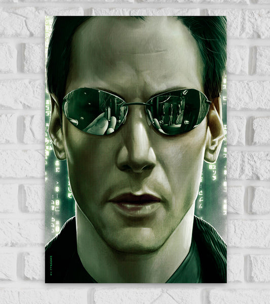 Matrix Movie Neo Art work