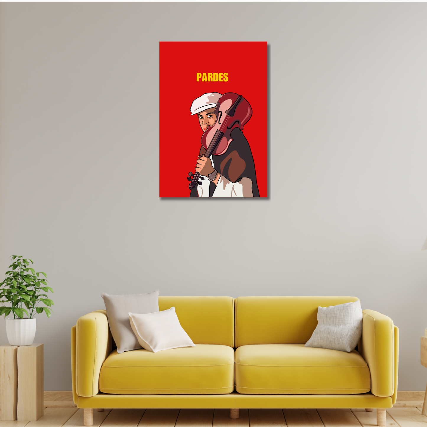 Pardes Movie Shahrukh Khan Artwork Bollywood | Poster | Frame | Canvas