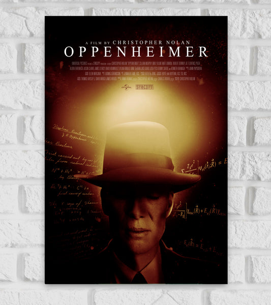 Oppenheimer Oscar Winning Movie Artwork