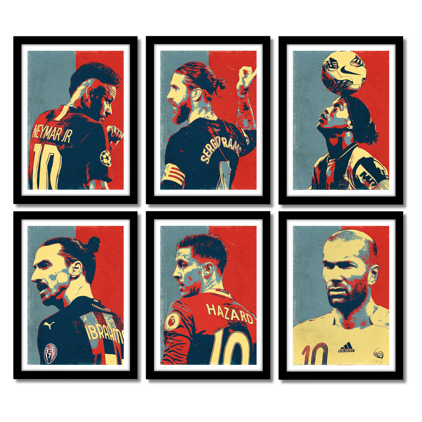 Football Legend's(Set Of 6) Artwork