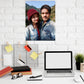 Customized Photo Frame,poster,vinyl,Canvas For Family Friend Couple, Personalized Gift For Birthday Anniversary