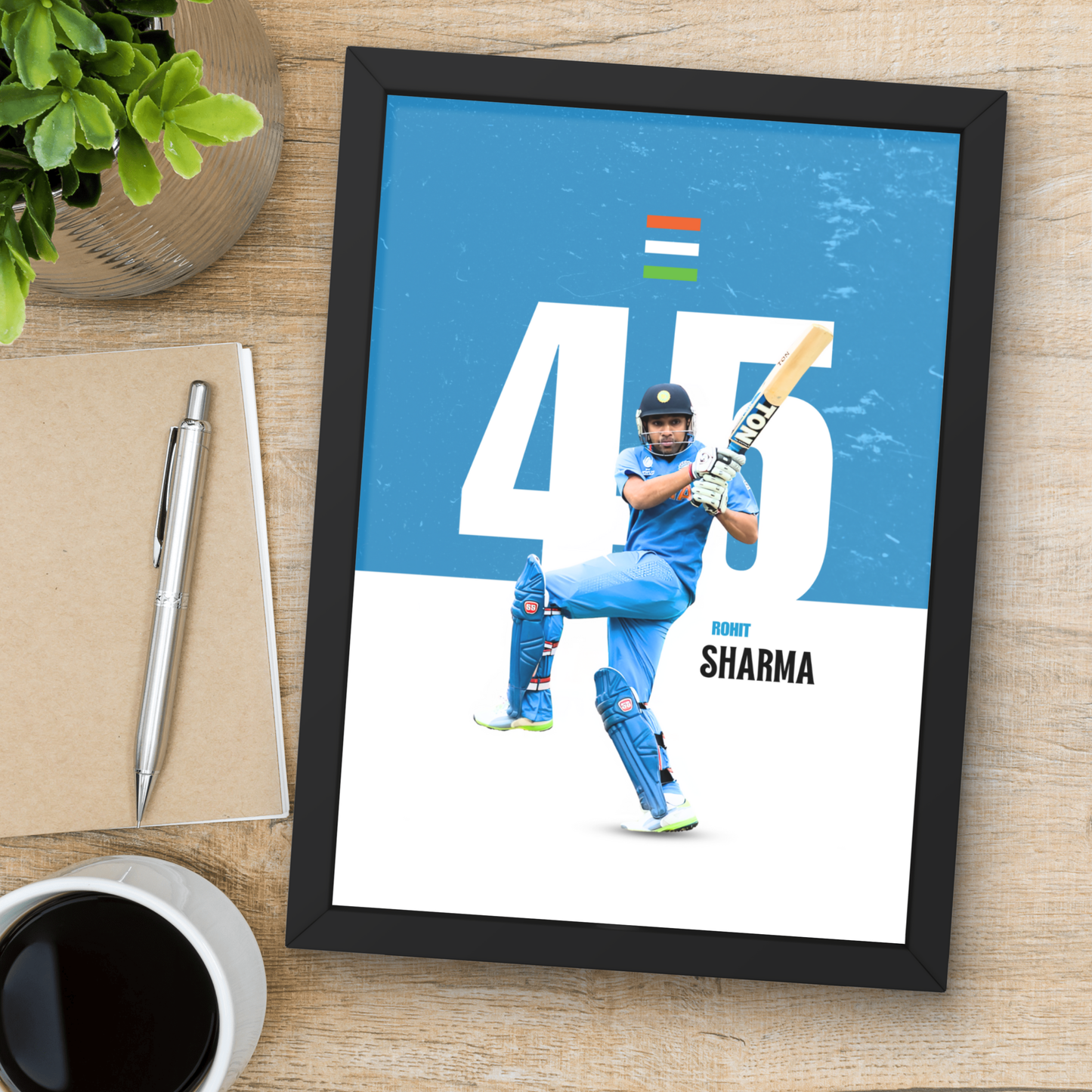 Rohit Sharma Cricket Art work